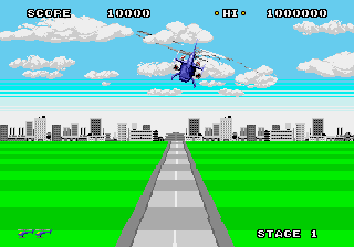 Super Thunder Blade (Launch Cart) Screenshot 1
